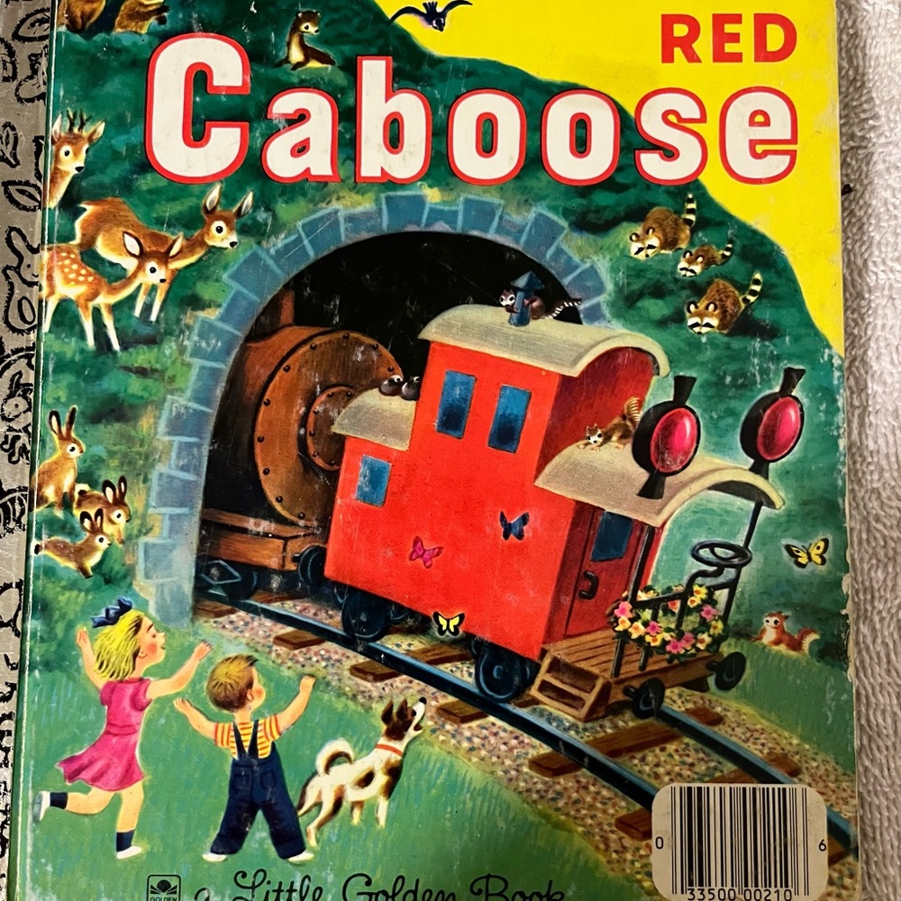 Golden Books  Little Cottontail, Scruffy the Tug Boat and The Little Red Caboose
